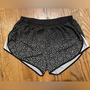Nike dri fit active wear running shorts with back pocket